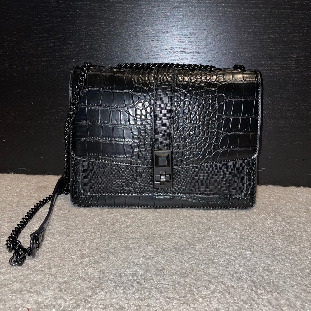 Black Aldo Crossbody / Shoulder Purse
